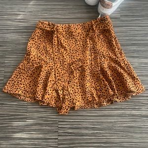 Cheetah Print Skort